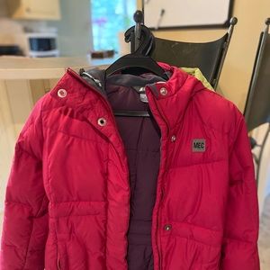 This one is sold! Bundle Winter jackets (2x MEC and Northface)